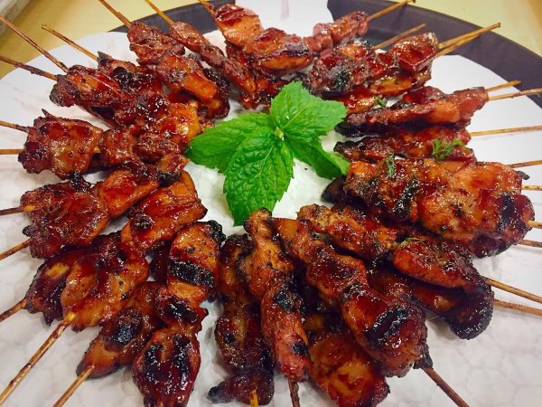 BBQ Pork Skewers